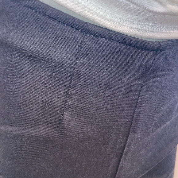 Reformation Pants Black High Waisted Straight Leg Crop Marlon Twill Size 2 - Picture 2 of 8